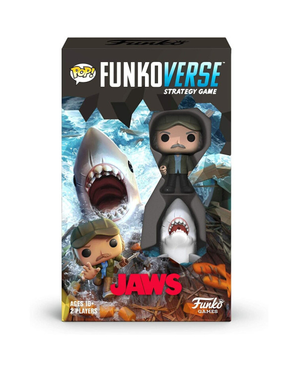 Juego Funkoverse película Tiburón, incluye 2 Funko Pop >14 años.ENVÍO GRATUITO!!