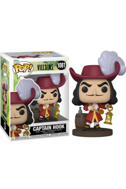 Funko Pop Capitán Garfio Villanos de Disney.