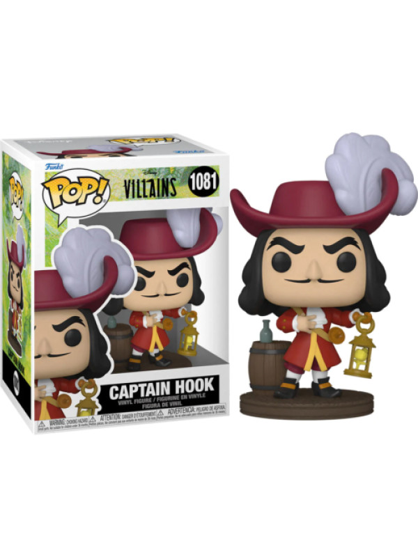 Funko Pop Capitán Garfio Villanos de Disney.