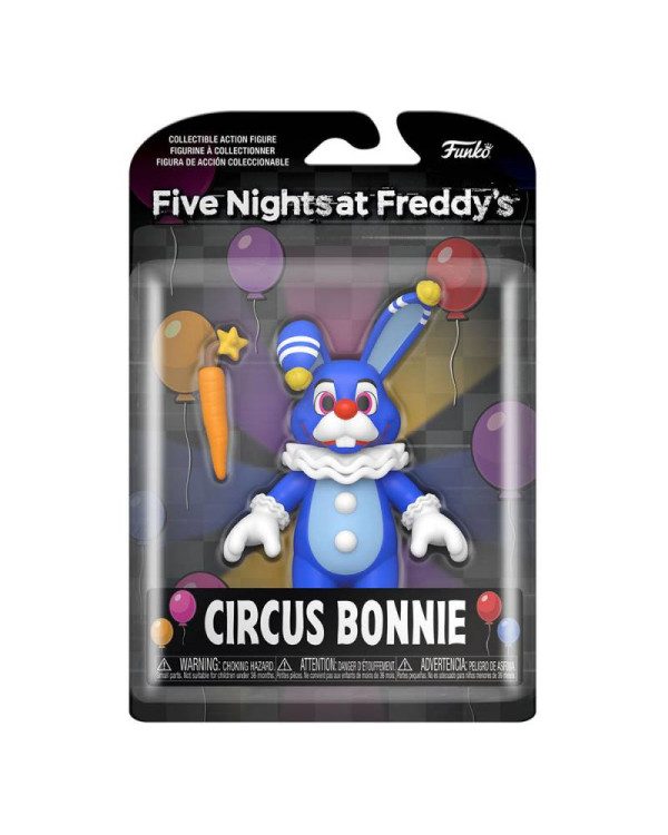 Muñeco articulado Circus Bonnie FNAF de Funko >8 años.ENVÍO GRATUITO!!