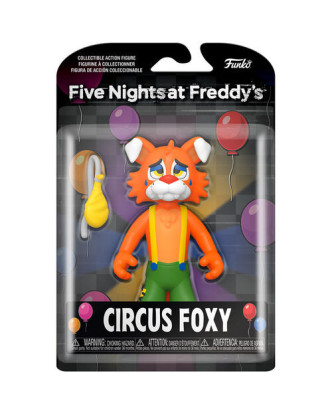 Muñeco articulado Circus Foxy FNAF de Funko >8 años.ENVÍO GRATUITO!!