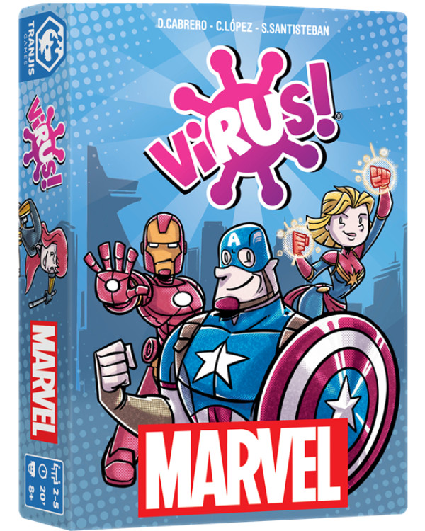 Juego VIRUS MARVEL independiente de los otros VIRUS > 8 años