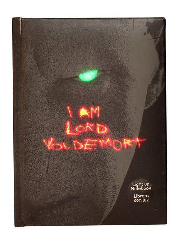 Libreta con luz de Lord Voldemort Harry Potter