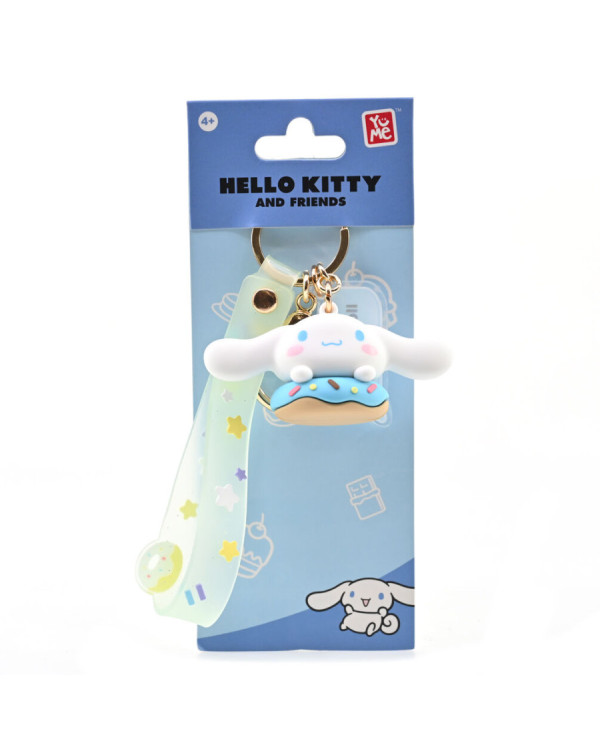 Llavero Sanrio 3D Cinnamoroll Donut Hello Kitty con pulsera.ENVÍO GRATUITO!!