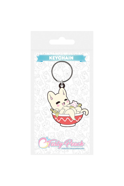 Llavero gatito Tasty Peach en ramen con envío gratis!!