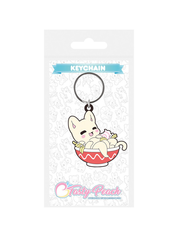 Llavero gatito Tasty Peach en ramen con envío gratis!!