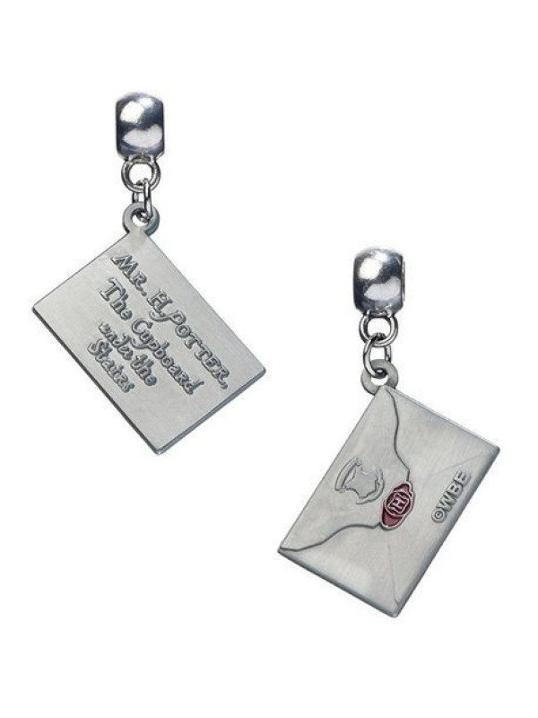 Colgante charm carta de admisión a Hogwarts de Harry Potter