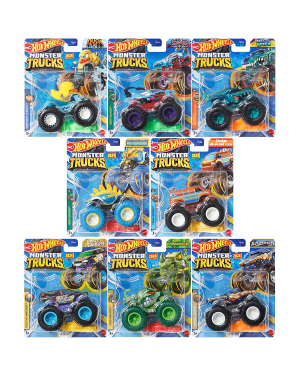 Pack de 2 coches Monster Trucks de Hot Wheels >3 años.ENVÍO GRATUITO!!