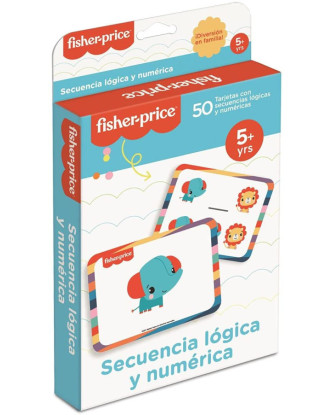 Pack de tarjetas secuencia lógica y numérica de Fisher-Price >5 años.