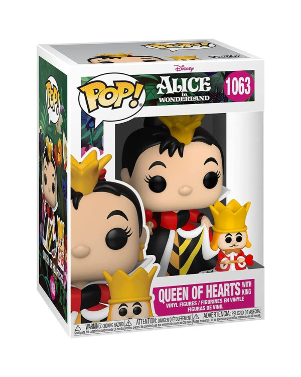 Funko Pop Queen of Hearts with King Alicia en el pais de las maravillas de Disney.ENVÍO GRATUITO!!