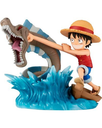 Figura Monkey D Luffy VS Local Sea Monster Log Stories de One Piece.ENVÍO GRATUITO!!