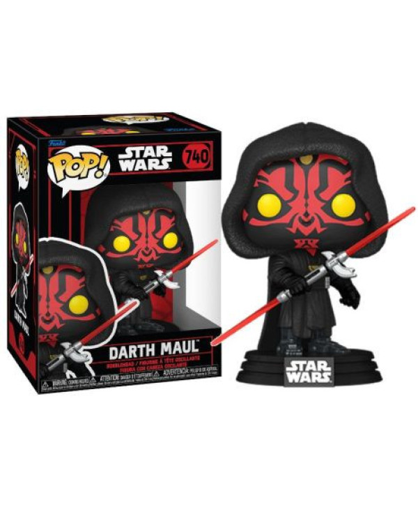 Funko Pop Darth Maul 740 Star Wars con cabeza oscilante