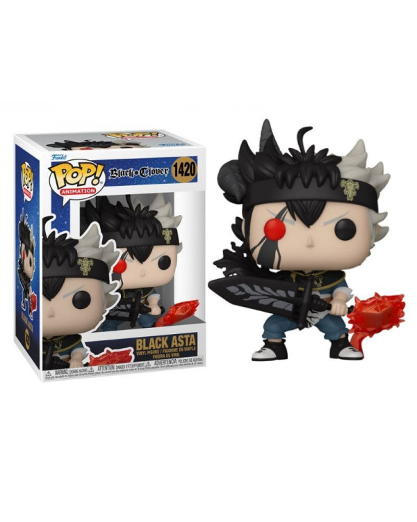 Funko Pop Black Asta 1420 Black Clover Animation