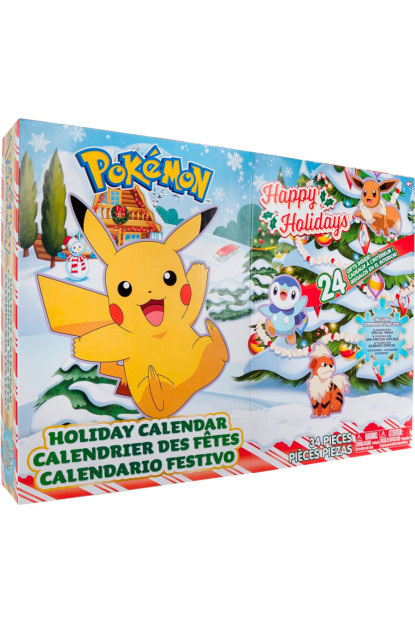 Calendario Adviento Pokémon con 24 regalos exclusivos