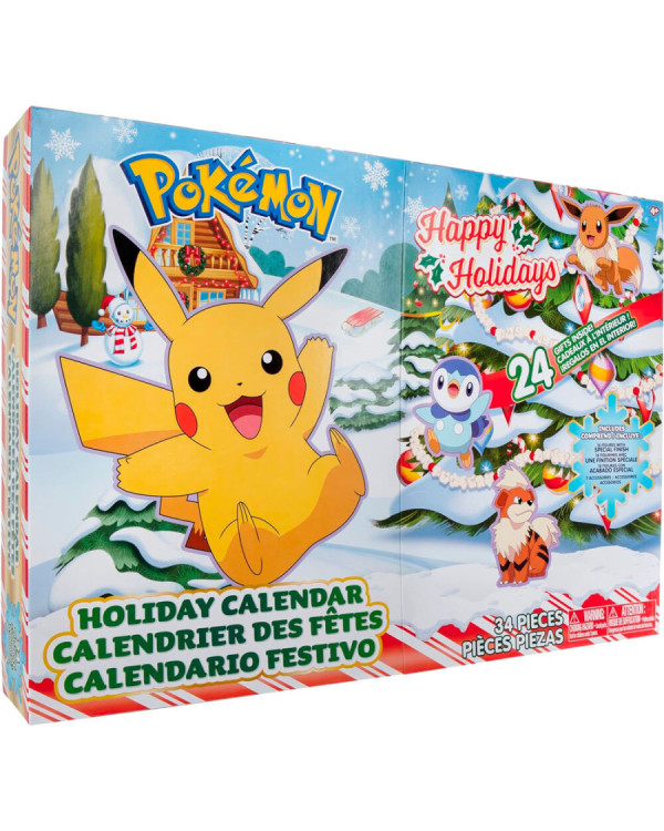 Calendario Adviento Pokémon con 24 regalos en el interior >4 años