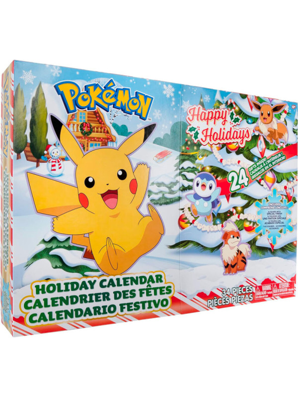 Calendario Adviento Pokémon con 24 regalos exclusivos