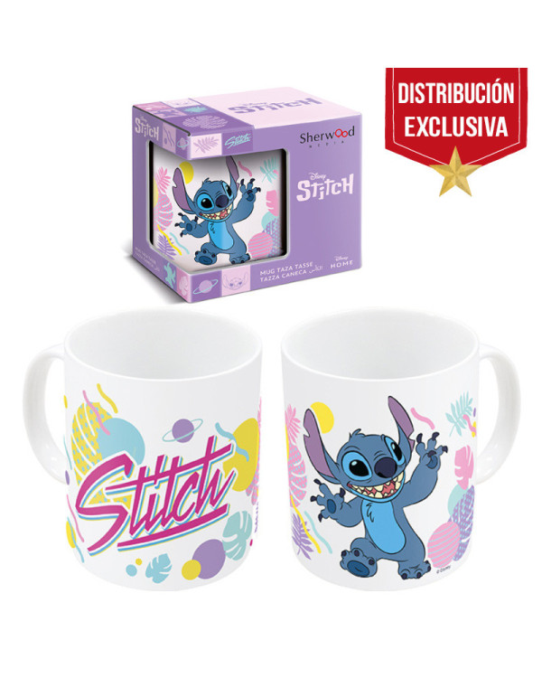 Taza cerámica Stitch de Disney 325ml.ENVÍO GRATUITO!!