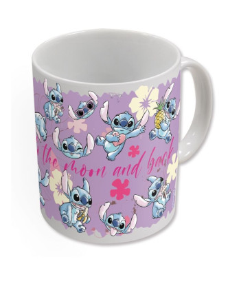 Taza termocromática Stitch de Disney, de cerámica 325ml.ENVÍO GRATUITO!!