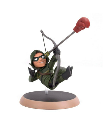 Mini figura Green Arrow con plataforma y bocadillo tipo cómic de DC.ENVÍO GRATUITO!!