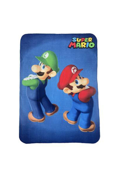 Manta Polar Luigi y Super Mario 100x140cm
