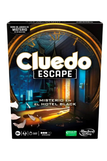 Juego Cluedo Escape Room Misterio en el Hotel Black >10 años con ENVÍO GRATIS!!