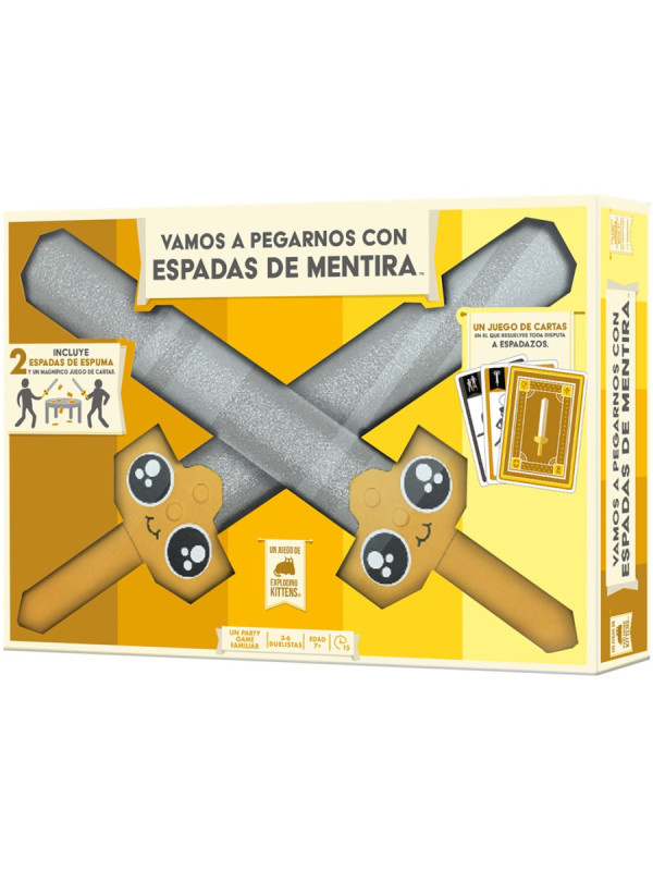 Juego espadas de mentira de Exploding Kittens 