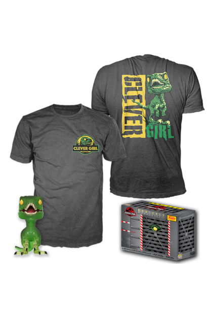 Pack camiseta + Funko Pop exclusivos de Jurassic Park con ENVÍO GRATIS!!