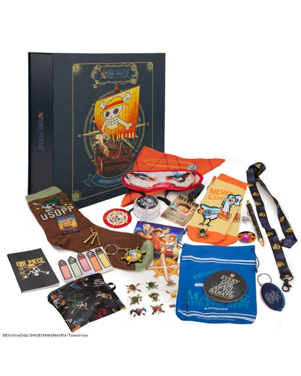 Calendario Adviento One Piece de lujo con 24 regalos exclusivos