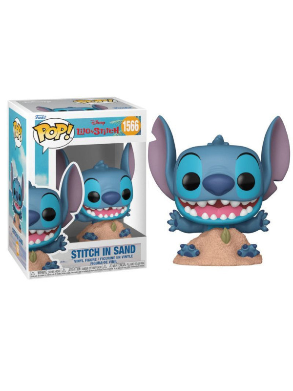 Funko Pop Stitch en la arena, de Disney con ENVÍO GRATIS!!