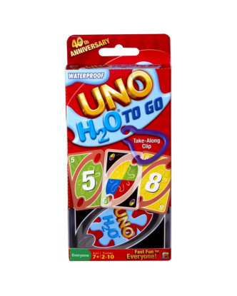 Juego de cartas UNO Sport versión H2O (Waterproof) Sport.De Mattel > 7 años.ENVÍO GRATUITO!!