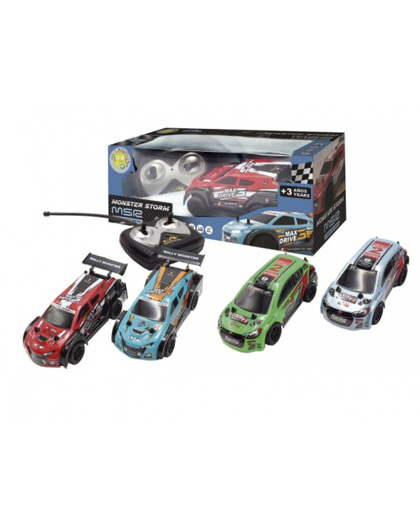 Coche de rally con radio control Monster Storm Racing >3 años.ENVÍO GRATUITO!!