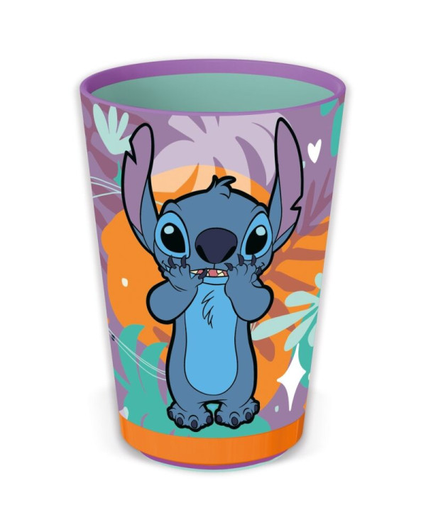 Vaso alto con sistema antivuelco Stitch de Disney.ENVÍO GRATUITO!!