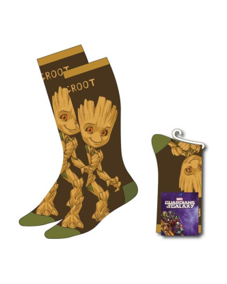 Calcetines Groot Guardianes de la Galaxia de MARVEL talla 38-45