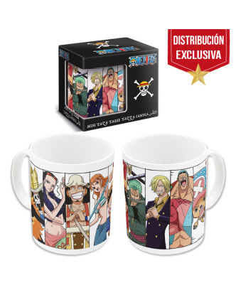 Taza cerámica con los personajes de One Piece 325ml.ENVÍO GRATUITO!!