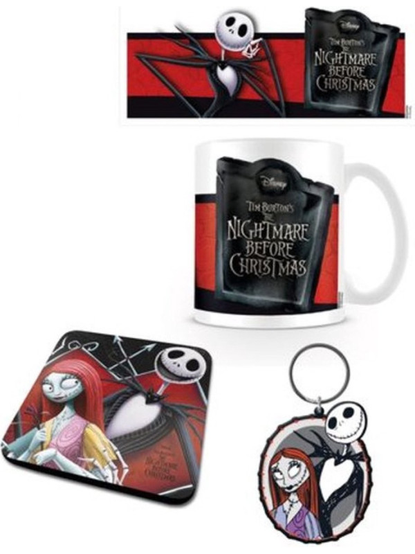 Pack taza+posavaso+llavero Pesadilla antes de Navidad