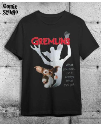 Camiseta manga corta algodón con Gizmo de Los Gremlins.ENVÍO GRATUITO!!