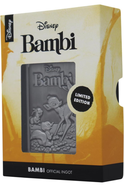 Bambi lingote oficial Disney Ed.Limitada con pie expositor Bambi lingote oficial Disney Ed.Limitada con pie expositor