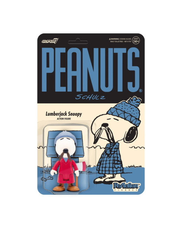 Figura articulada Charlie Brown leñador Snoopy de Peanuts >14 años.ENVÍO GRATUITO!!