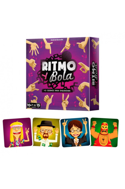 Juego Ritmo y Bola con 43 signos para encadenar >10 años