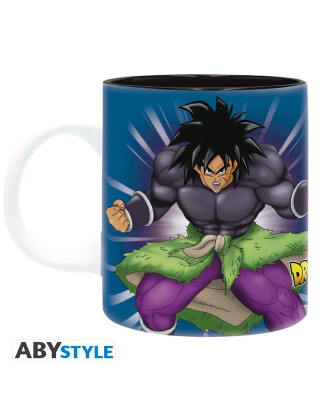 Taza cerámica Goku y Vegeta entrenando con Broly de Dragon Ball Z.ENVÍO GRATUITO!!