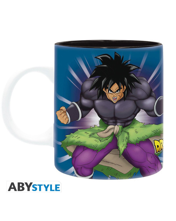 Taza cerámica Goku y Vegeta entrenando con Broly de Dragon Ball Z.ENVÍO GRATUITO!!