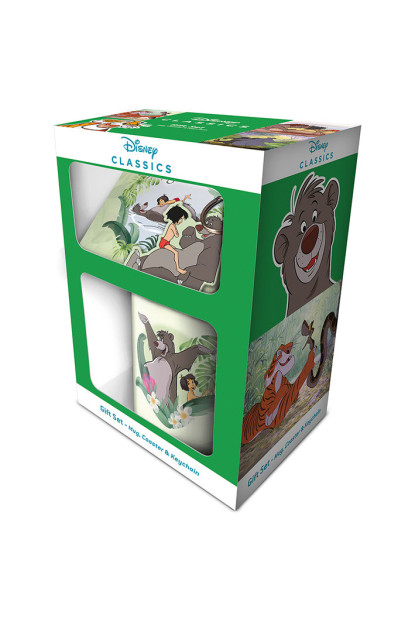 Pack taza, posavaso y llavero El libro de la Selva Disney en caja regalo con ENVÍO GRATIS!!