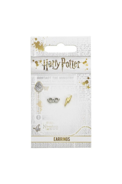 Pendientes gafas y rayo de Harry Potter 