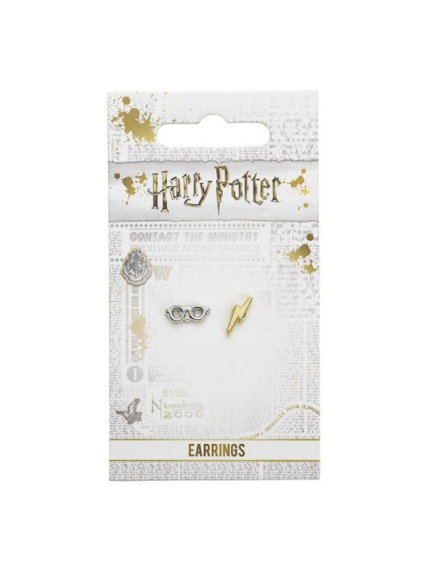 Pendientes gafas y rayo de Harry Potter 