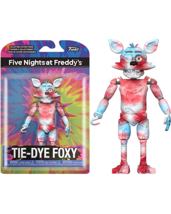 Muñeco articulado Tie-Dye Foxy FNAF de Funko >8 años.ENVÍO GRATUITO!!