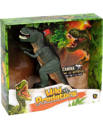 Dinosaurio T-REX electrónico con movimientos y sonidos reales > 3 años.