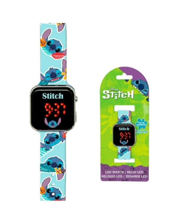 Reloj Stitch con pantalla Led digital de Disney