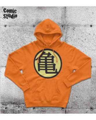 Sudadera con capucha símbolo Kanji Kame de Dragon Ball Z..ENVÍO GRATUITO!!