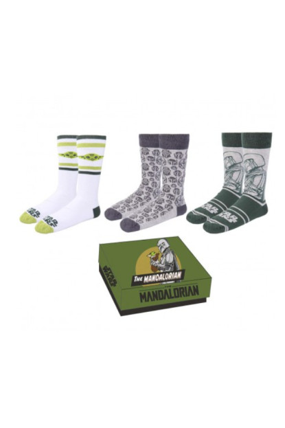 Pack 3 calcetines The Mandalorian Star Wars T. 36-41 Pack 3 calcetines The Mandalorian Star Wars T. 36-41