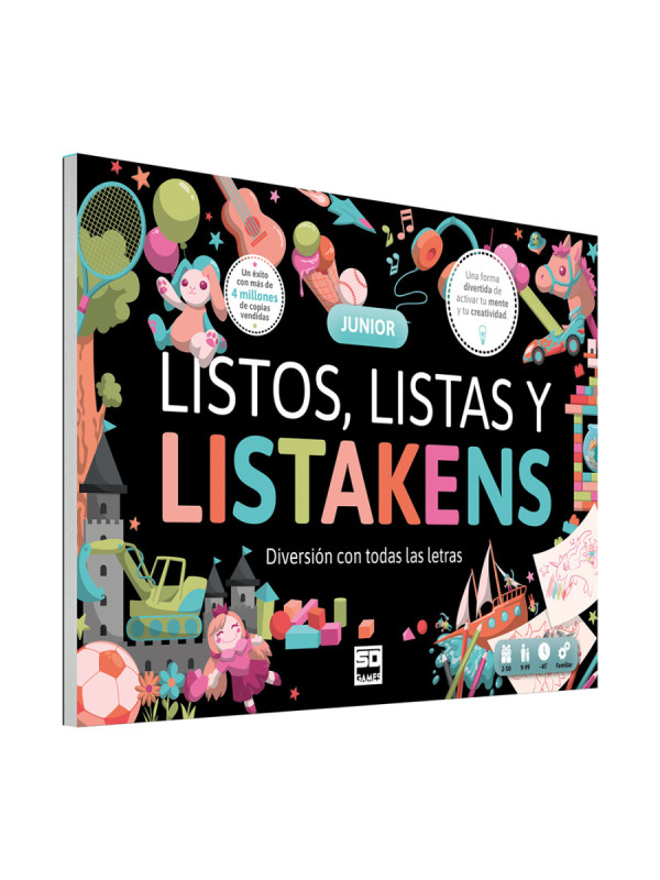 Juego LISTOS, LISTAS Y LISTAKENS Versión JUNIOR